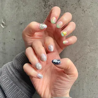 ネイル AOI✩⡱ y2kネイルのネイルデザイン