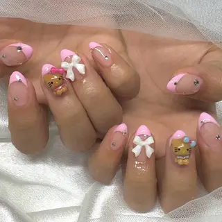 ネイル 中元 月のネイルデザイン