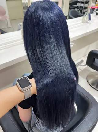 セミロング カラー 💟RINNA 艶カラー💟のヘアスタイル