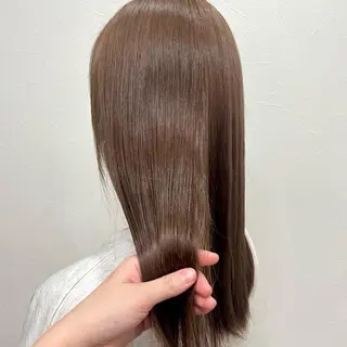 ロング カラー カコ/レイヤーカット ヘアアレンジのヘアスタイル