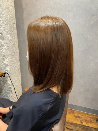 ミディアム カラー ツヤ美髪💐 髪質改善/高山愛来のヘアスタイル
