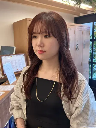 ロング 🪽ナチュラルヘア＊ 大下唯奈🪽🫧のヘアスタイル