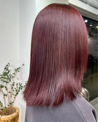 ミディアム カラー 🫐寒色系カラー 🫐ヤマナカリリカのヘアスタイル