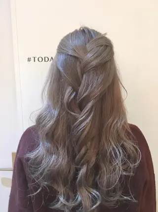 ロング カラー メンズツイスパ ショートフクヤマシンのヘアスタイル