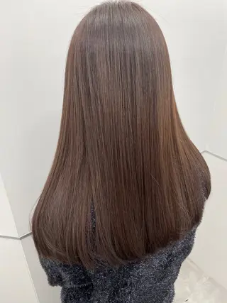 セミロング ha ruのヘアスタイル