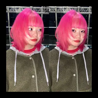 ミディアム カラー mai / linoah˚✧のヘアスタイル