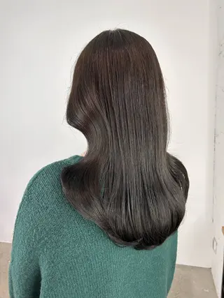 ロング 縮毛矯正 宮本晃成のヘアスタイル