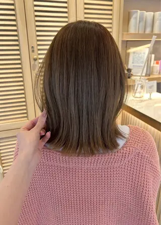 ミディアム カラー ヘアアレンジ サナ / elto四条烏丸のヘアスタイル