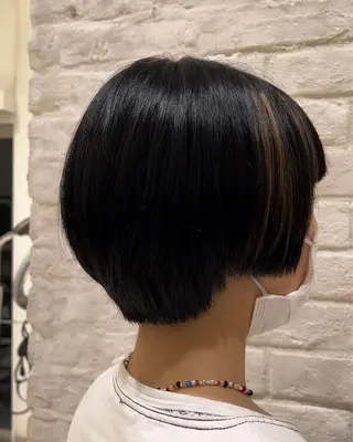 ショート 原田 紗莉奈のヘアスタイル