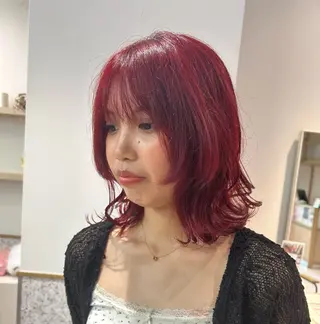 カラー ♡ハイトーン★ ネイル/しの♡のヘアスタイル