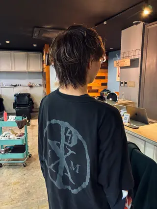 カラー メンズ 金山/メンズパーマ 西村侑真のヘアスタイル