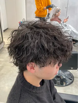 ショート パーマ メンズ メンズ特化🔥 金子直斗のヘアスタイル