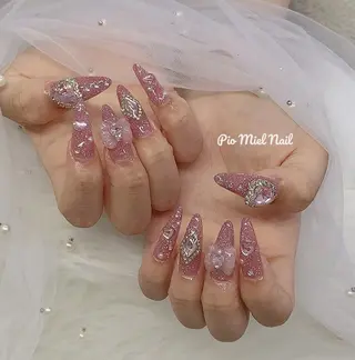 ネイル momo 長さだしのネイルデザイン