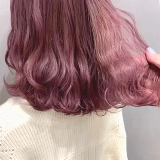 ミディアム カラー ヘアアレンジ 代表🎀 ふわモテ愛 され髪🩷yumiのヘアスタイル