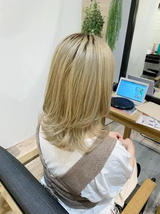 ミディアム 高尾亮輔/ ボブ特化美容師のヘアスタイル