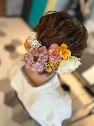 ロング 永澤 一輝のヘアスタイル