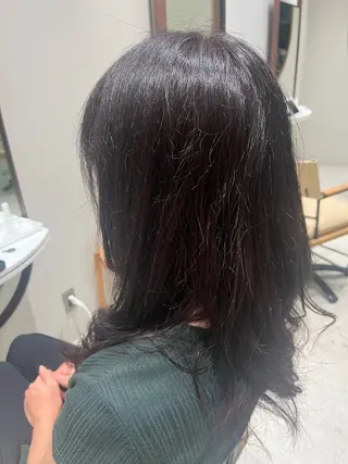 ロング カラー ramphy 加藤 美羽のヘアスタイル