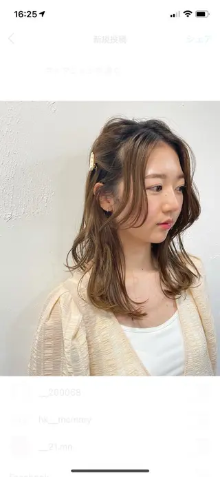 セミロング ‎manami 💞🩰のヘアスタイル
