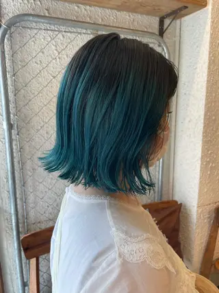 ミディアム カラー SALOWIN下北沢所属・hazuki 🌝のヘアスタイル