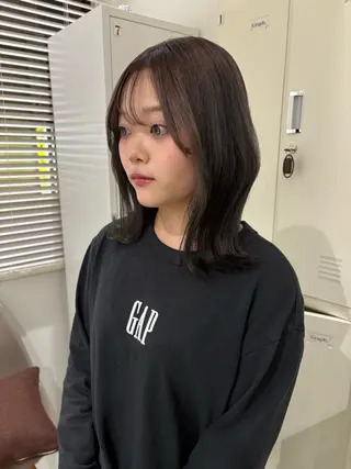 ミディアム カラー くすみカラー/ ora🪡🤎のヘアスタイル