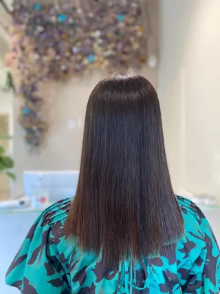 セミロング ボブ/インナーカラー /眉毛/Miyuのヘアスタイル