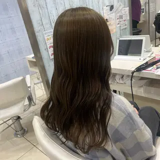 セミロング 【髪質改善カラー】 あむ·. ⟡ 🖤のヘアスタイル