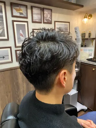 ショート LAVIE NEW STANDARD BARBER HANARE 新宿店所属・TANAHASHI ／モデル募集🆘のヘアスタイル