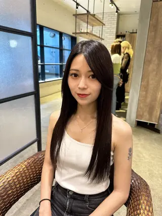 ロング カラー パーマ ヘアアレンジ メンズ キッズ 🌈髪質改善TR 艶カラーユウダイ🌈のヘアスタイル