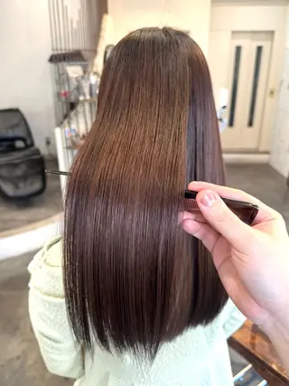 ロング カラー 🔆髪質改善 透明感 カラー🔆佐々木貴仁のヘアスタイル