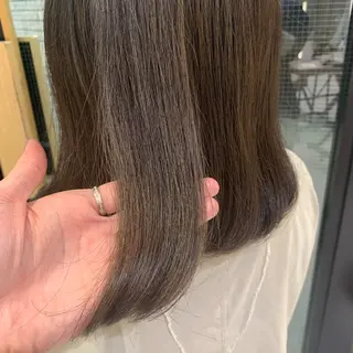 ミディアム カラー 艶カラー/暖色カラー /透明感/ryutoのヘアスタイル