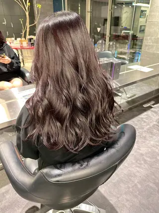 ロング カラー ヘアアレンジ CREST所属・谷口 怜音のヘアスタイル