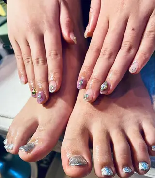 ネイル goldgleams ちなのネイルデザイン