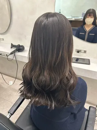 セミロング ヘアアレンジ 🌷HARU 暖色/ヘアセット🫧のヘアスタイル