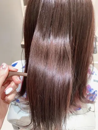 セミロング カラー 🦖鶴岡香純🦖 育休中のヘアスタイル