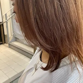 ミディアム しもかわ かほのヘアスタイル