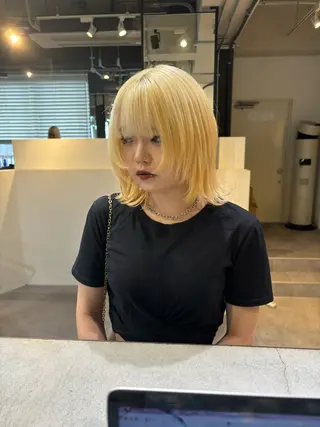 ミディアム 酸性ストレート/艶髪 /縮毛/sara❄️のヘアスタイル