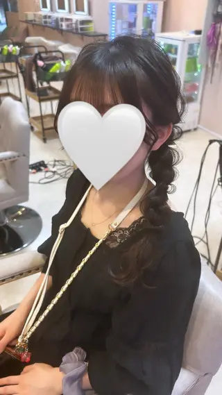 ロング ヘアメイクドールズ所属・dolls Ririkaのヘアスタイル