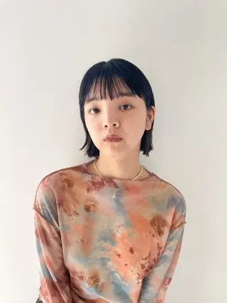 ショート カラー Takuma Suzuki中目黒のヘアスタイル