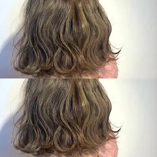 ミディアム カラー ヘアアレンジ ♡美髪•艶髪♡砂川 なつきのヘアスタイル