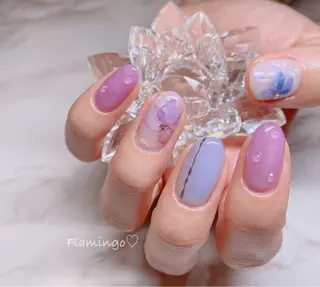 ネイル 浮きにくいフィルイン ｜上品シンプルネイルのネイルデザイン