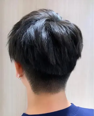 ショート メンズ パーマ&髪質改善職人 稲本　来耶のヘアスタイル