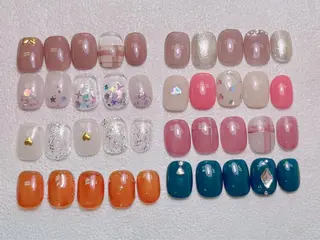 ネイル lucky nail 歌舞伎町のネイルデザイン