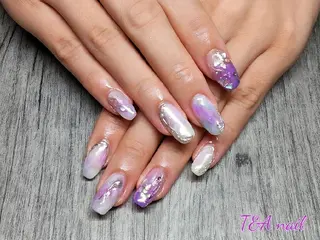 セミロング ネイル T&A nailのネイルデザイン