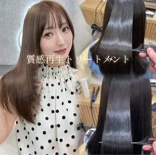 ロング ボブ/縮毛矯正/美髪 髪質改善/大和田拓夢のヘアスタイル