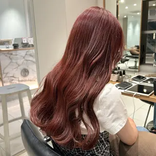 カラー ︎︎🌟韓国艶カラー ︎🌟璃奈 (ﾘﾅ)のヘアスタイル