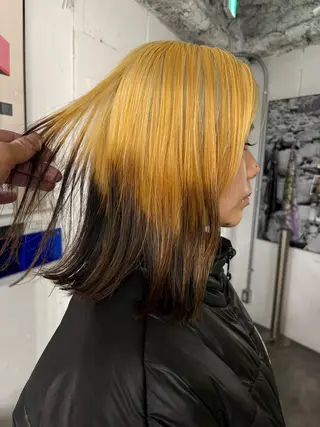 カラー ニッタルナ／縮毛矯正 ／半額以上のヘアスタイル