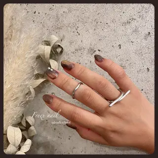 ネイル Freex nail所属・freex nail /ニュアンス/個性派のネイルデザイン