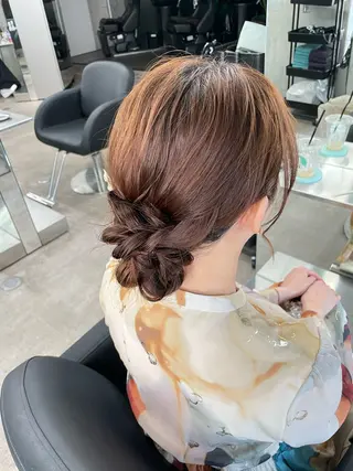ヘアアレンジ 速水 ゆきののヘアスタイル