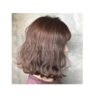 ミディアム カラー GARU-ガル-所属・TSUNO🦖 派手髪/オタク美容師のヘアスタイル