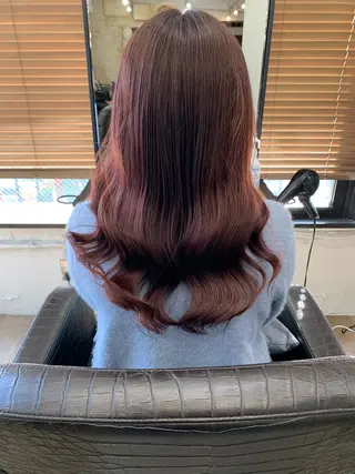 ロング カラー charme溝の口所属・チバ ヒロトのヘアスタイル